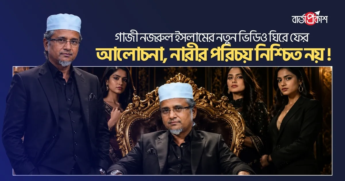 গাজী নজরুল ইসলামের নতুন ভিডিও ঘিরে ফের আলোচনা, নারীর পরিচয় নিশ্চিত নয়